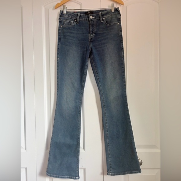 True Religion Denim - True Religion Becca Bootcut Jeans Womens 28 Medium Wash Mid Rise Y2K Flare Denim